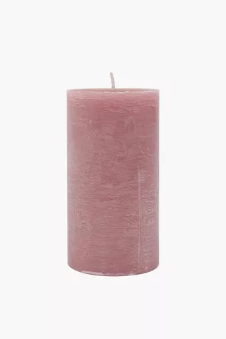 Blossom Pillar Candle, 7.5x14cm
