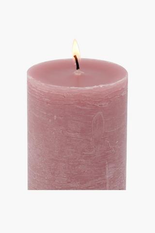 Blossom Pillar Candle, 7.5x14cm