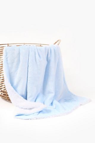 Sherpa Embossed Blanket, 70x100cm