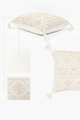 Textured Chicago Scatter Cushion, 60x60cm