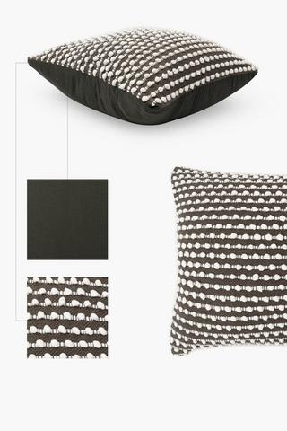 Textured Garland Scatter Cushion, 60x60cm