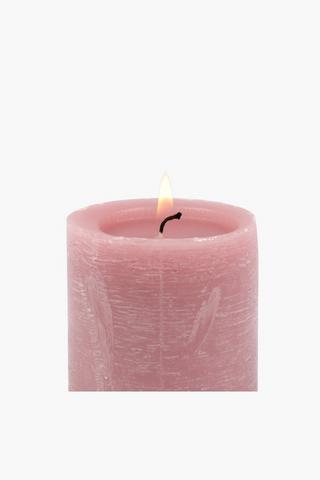 Blossom Pillar Candle, 7x7.5cm