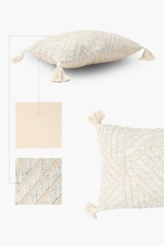 Embroidered Kansas Cross Scatter Cushion 40x60cm