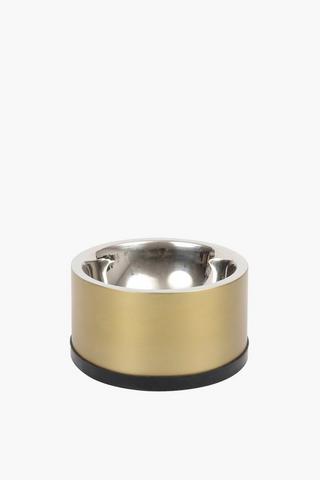 Stainless Steel Pet Feeding Bowl, 21cm
