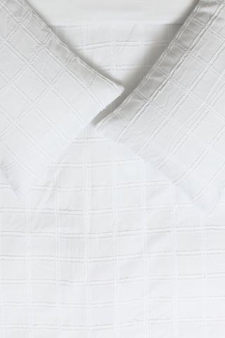 Soft Touch Clipped Jacquard Check Duvet Cover Set