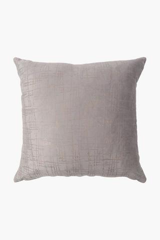 Velvet Oslo Fleck Scatter Cushion, 50x50cm