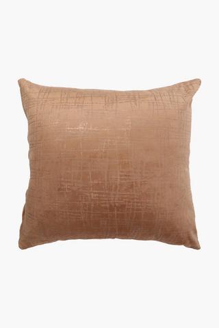 Velvet Oslo Fleck Scatter Cushion, 50x50cm