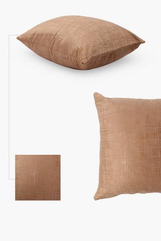 Velvet Oslo Fleck Scatter Cushion, 50x50cm