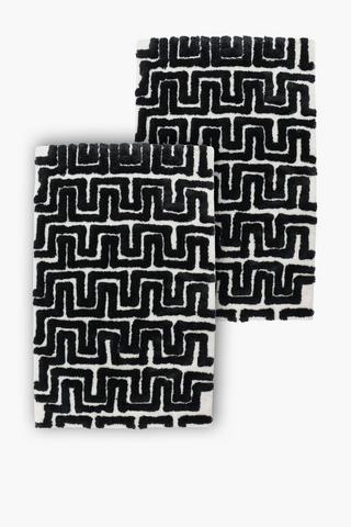 2 Piece Richmond Tufted Bath Mat Set