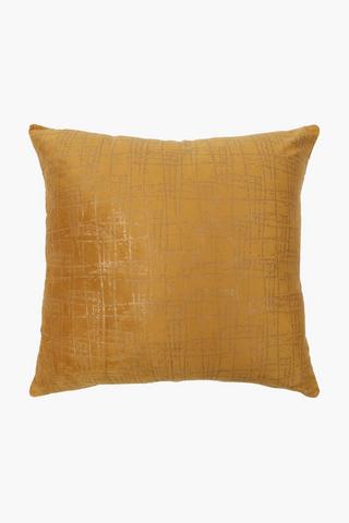 Velvet Oslo Fleck Scatter Cushion, 50x50cm