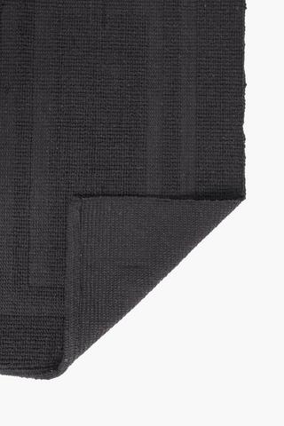 2 Pieced Ribbed Box Bath Mat Set Large