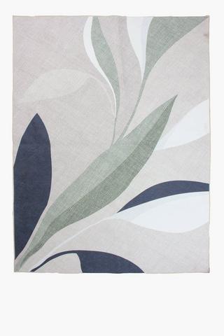 Digitally Printed Brampton Leaf Rug, 180x230cm