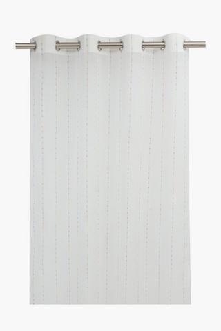 Eyelet Rainbow Dolly Curtain, 140x225cm