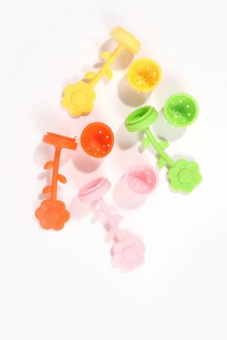 4 Silicone Daisy Tea Infuser Set