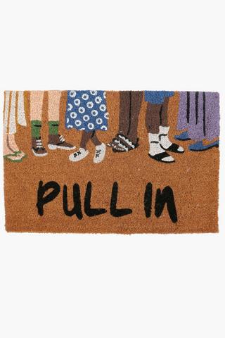 Colab Leanne Bear Pull In Door Mat, 40x60cm