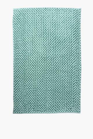 Two Tone Micro Chenille Bobble Bath Mat, 50x80cm