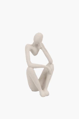 Hollow Thinker Statue, 12x23cm