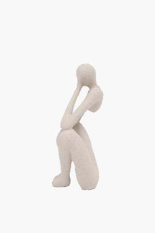 Hollow Thinker Statue, 12x23cm