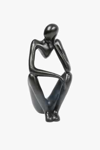Thinker Hollow Figure, 12x23cm
