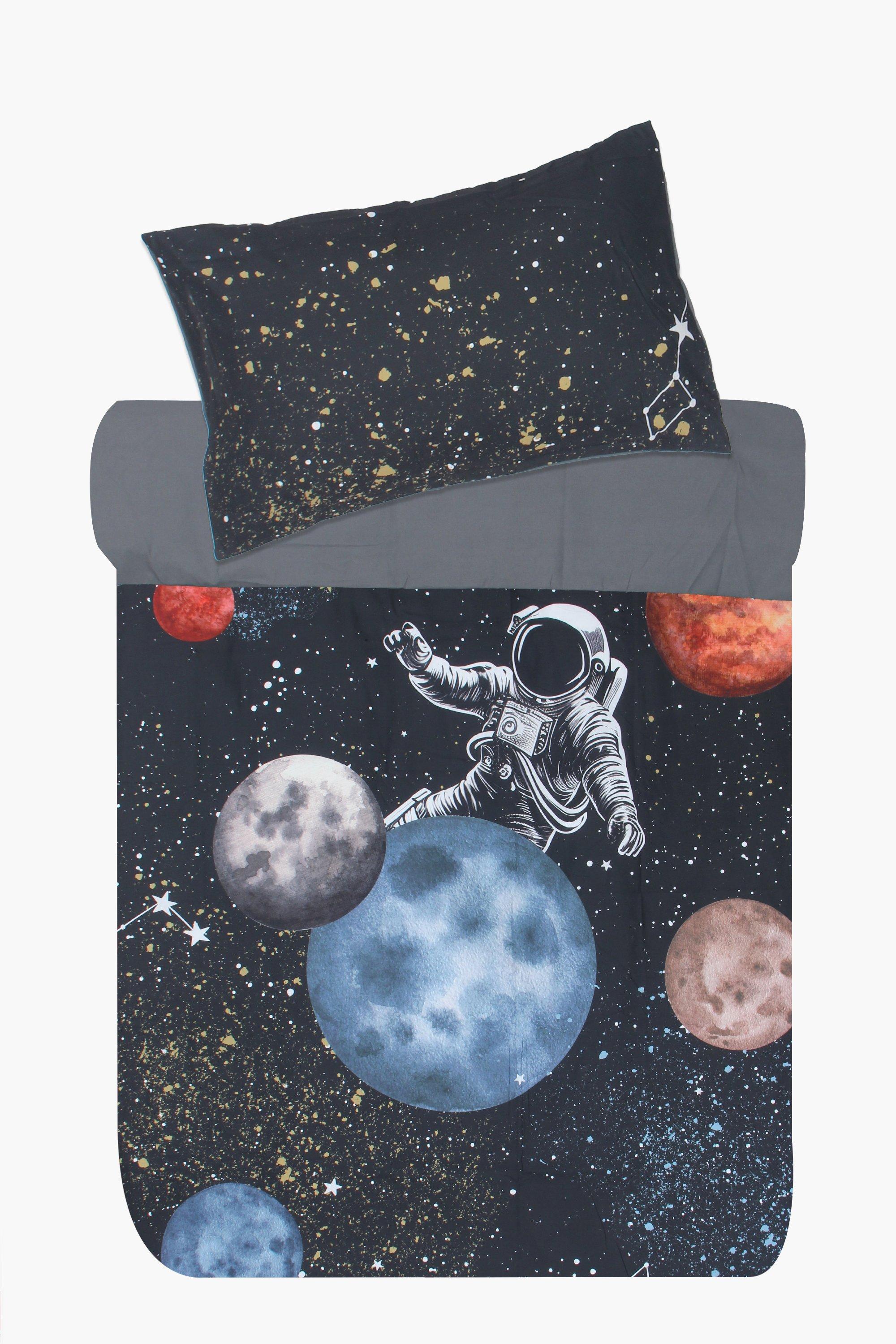 Soft Touch Atlas Spaceman Reversible Duvet Cover Set