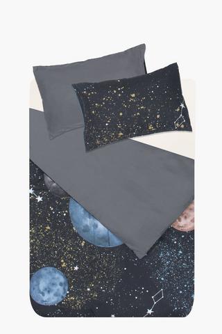 Soft Touch Atlas Spaceman Reversible Duvet Cover Set