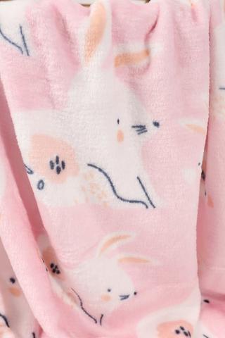 Printed Olivia Floral Blanket, 75x100cm
