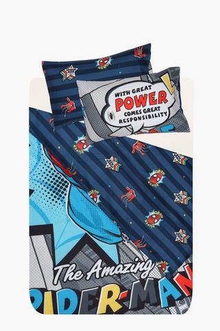 Soft Touch Spiderman Character Duvet Cover Set