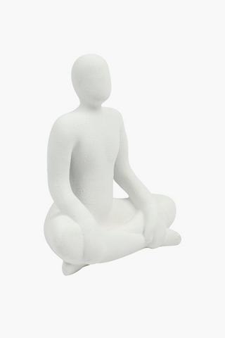 Meditative Figure Statue, 32x40cm