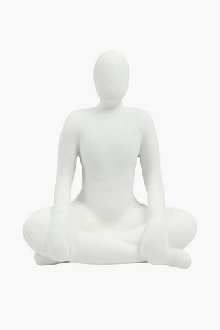 Meditative Figure Statue, 32x40cm