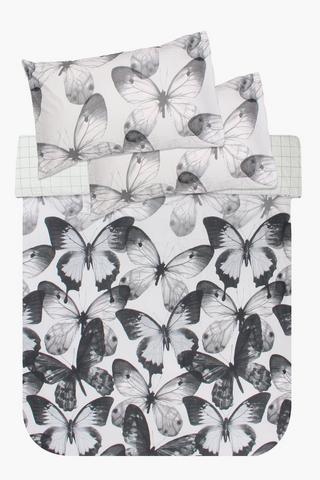 Soft Touch Dawson Butterfly Reversible Duvet Cover Set