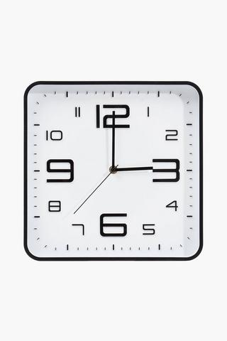 Metro Square Clock, 30cm