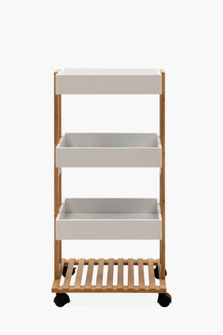 Bamboo Bathroom Trolley