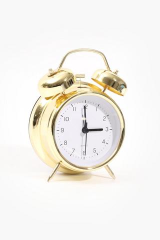 Twin Bell Clock, 12x17cm