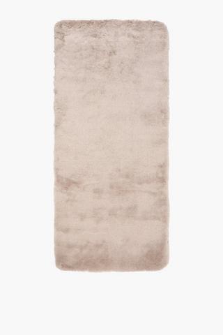 Cationic Faux Fur Bath Mat Runner,50x120cm