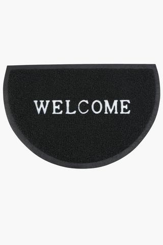 Pvc Halfmoon Doormat, 40x60cm