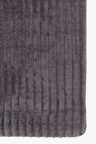 Faux Fur Memory Foam Bath Mat Runner, 50x150cm