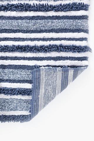 2 Piece Mingle Stripe Bath Mat Set