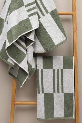 Jacquard Check Hand Towel, 50x90cm