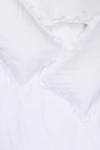 144 Thread Count Premium Cotton Frill Duvet Cover Set