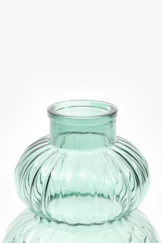 Bubble Ribbed Vase, 14x17cm