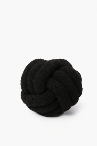 Textured Boucle Knot Scatter Cushion, 28cm