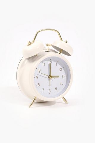 Twin Bell Clock, 12x17cm