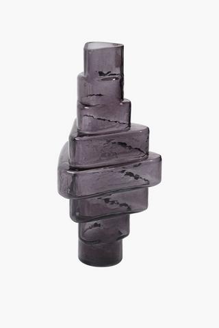 Stacked Glass Vase, 20x40cm