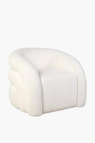 Lorna Boucle Swivel Chair