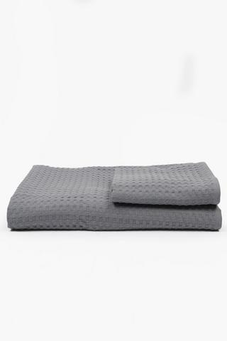 Premium 2 Pack Waffle Towels