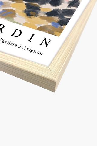 Framed Abstract Canvas, 30x40cm - Onesize