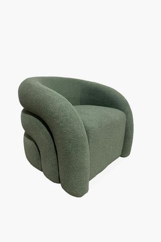 Lorna Boucle Swivel Chair