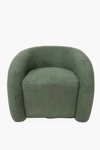 Lorna Boucle Swivel Chair