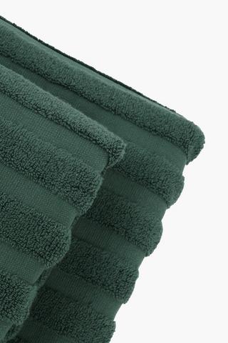 Premium Cotton Manhattan Zero Twist Border Towel