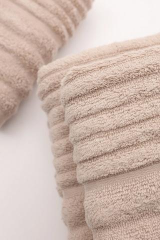 4 Pack Ripple Cotton Towel Set